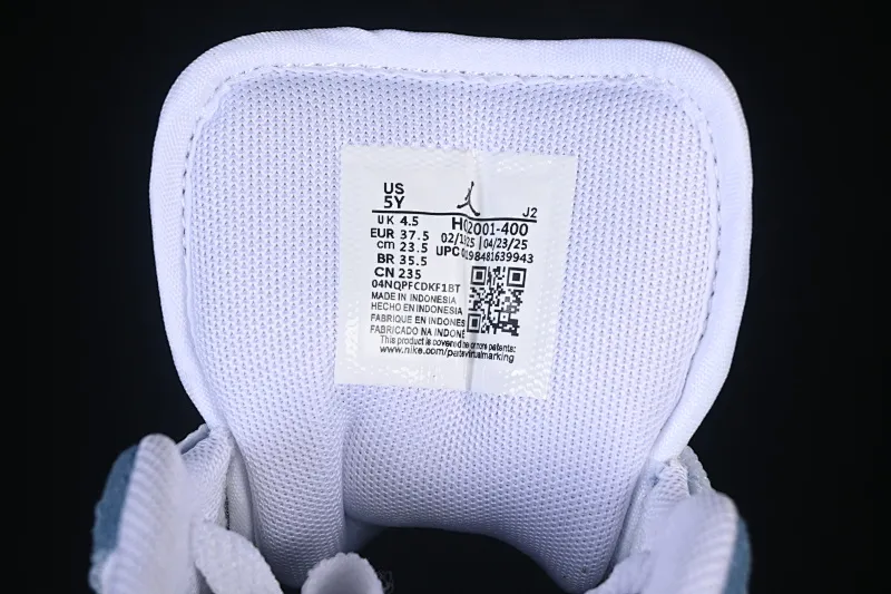 All categories Air Jordan Jordan series basketball shoes Air Jordan 1 Low Air Jordan 1 Low AJ1 Joe 1 white and blue denim pink diamond hook low-top casual sneakers HQ2001-400